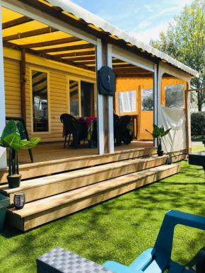 Mobil-Home Camping 4* Landes Lac et Océan 6 à 8 p.